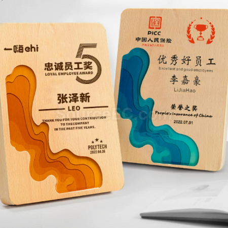 客製化木獎座禮品