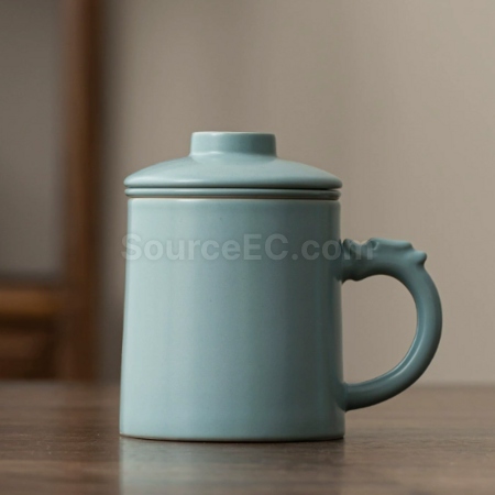 客製化陶瓷可過濾泡茶杯禮品