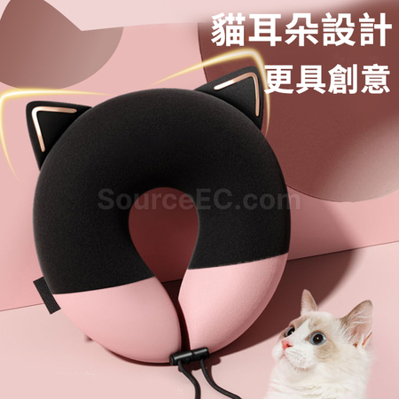 客製化可折疊收納記憶棉頸枕禮品