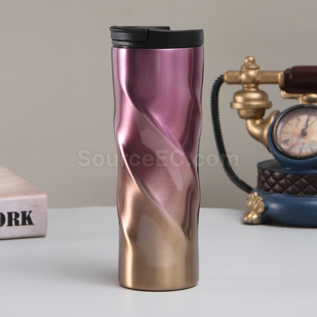 客製化不鏽鋼螺紋保溫杯禮品