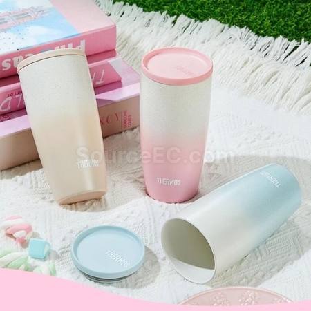 膳魔師(THERMOS)不鏽鋼陶瓷塗層內膽保溫杯