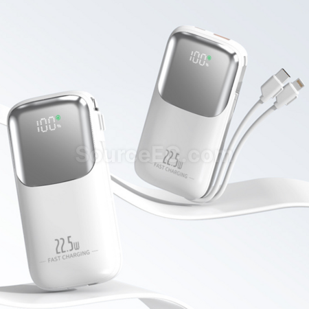 快充自帶單線移動電源