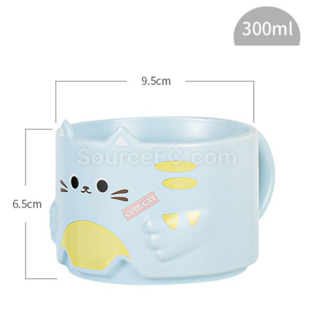 客製化貓咪馬克杯陶瓷咖啡杯禮品