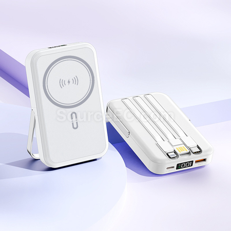 客製化3C認證磁吸帶線行動電源禮品