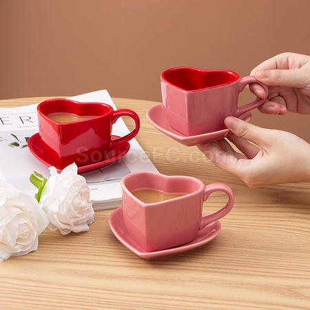 客製化陶瓷咖啡杯碟套裝禮品