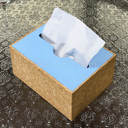 客製化環保軟木紙巾盒禮品