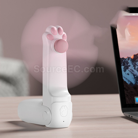客製化貓爪小風扇手電筒二合一禮品
