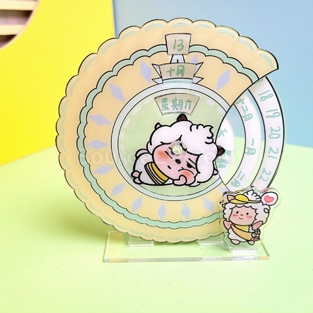 客製化壓克力旋轉日曆禮品