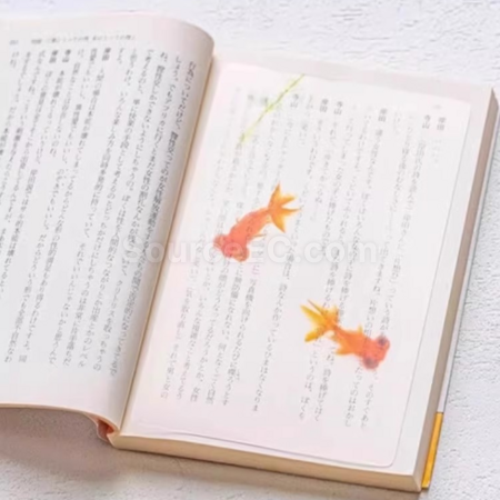客製化金魚標記書籤禮品