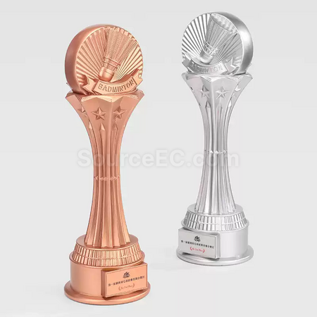 客製化超大號羽毛球獎座禮品