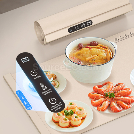 客製化恒溫柔性矽膠暖菜墊禮品