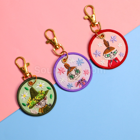 客製化刺繡掛件繡花鑰匙扣禮品