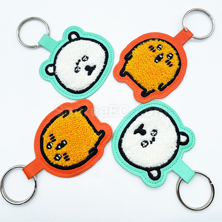客製化刺繡掛件繡花鑰匙扣禮品