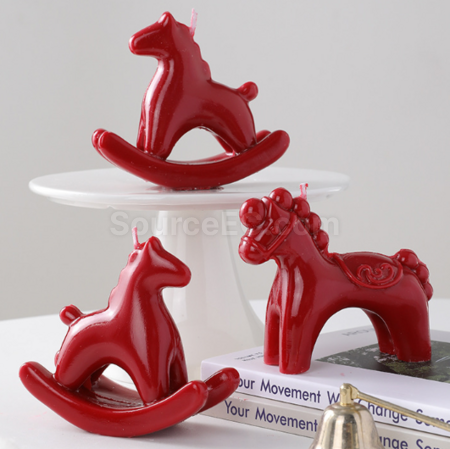 客製化新年搖搖馬香薰蠟燭禮品