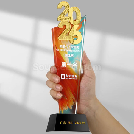 客製化2026水晶獎座禮品