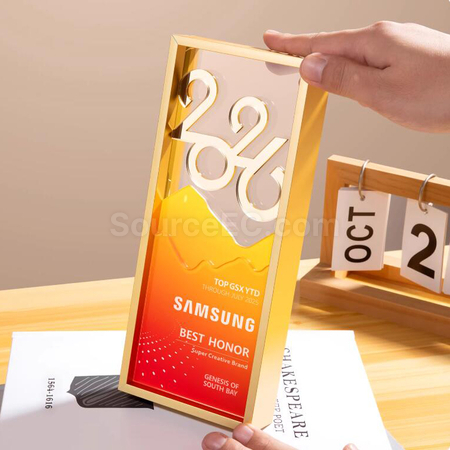 客製化2026水晶獎座禮品