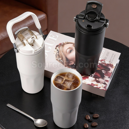 客製化不鏽鋼陶瓷保溫杯禮品