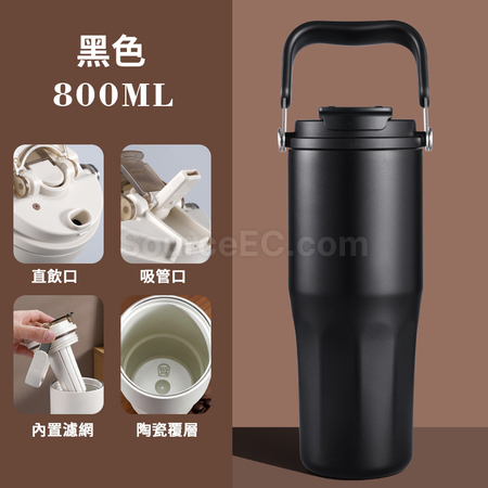 客製化不鏽鋼陶瓷保溫杯禮品