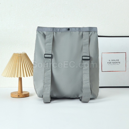 客製化可摺疊收納雙肩包禮品