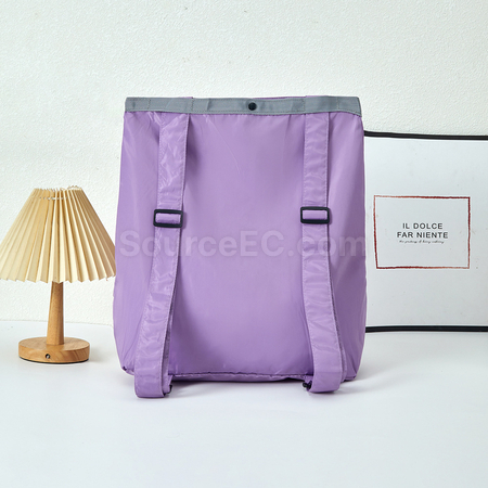 客製化可摺疊收納雙肩包禮品