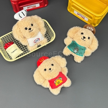 客製化小狗毛絨公仔掛件禮品