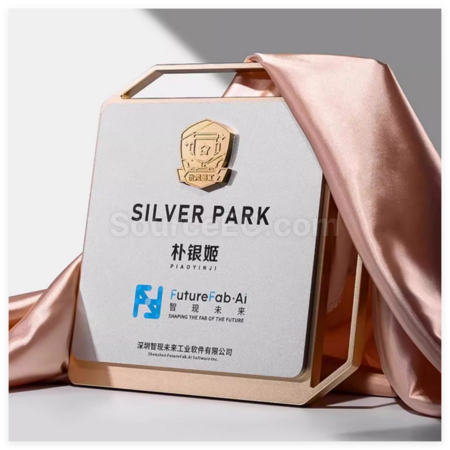 客製化磨砂金屬獎牌禮品