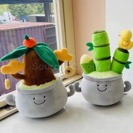 客製化植物盆栽玩偶禮品