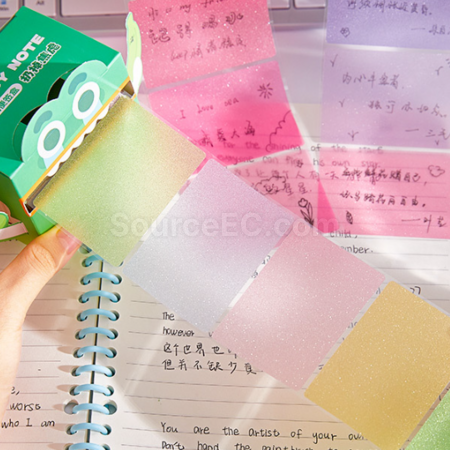 客製化抽拉式透明便條紙Memo紙禮品