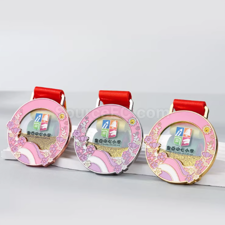 客製化流沙金屬獎牌禮品