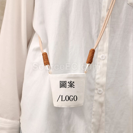 客製化手提斜挎布藝杯套禮品