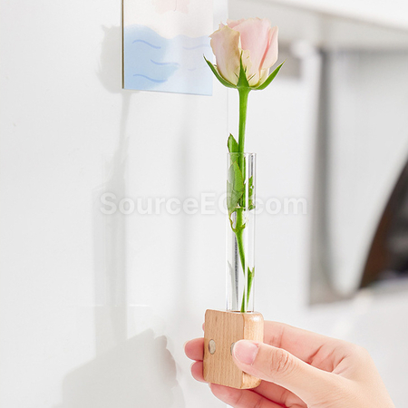 客製化原木冰箱貼花瓶禮品