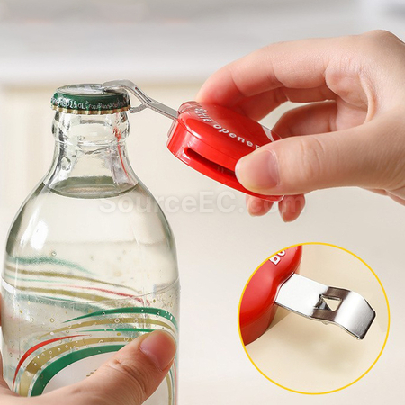 客製化多功能磁吸封口夾開瓶器禮品