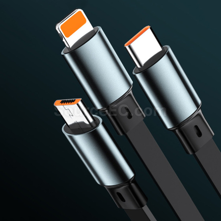 客製化伸縮竹木充電線禮品