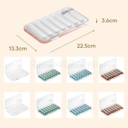 客製化21/28格分隔藥盒禮品