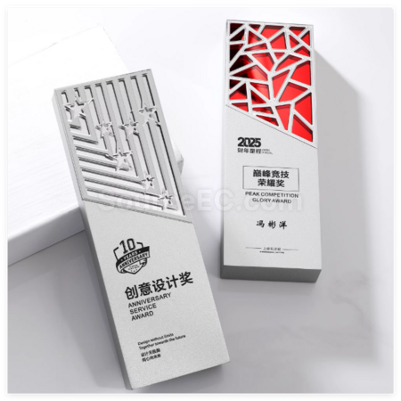 客製化創意鏡面水晶獎杯禮品
