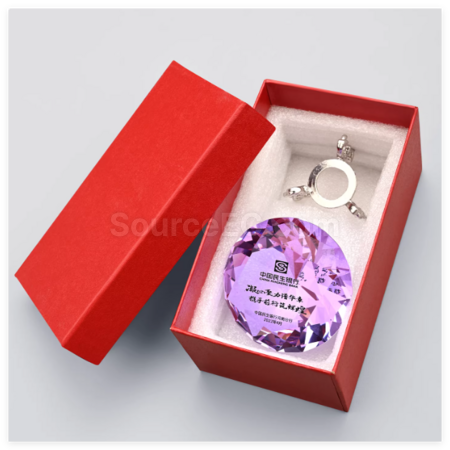 客製化創意鑽石水晶獎座禮品