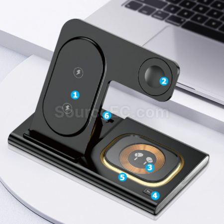 客製化三合一磁吸無線充禮品