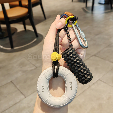 客製化握力器+滾軸解壓鑰匙扣掛件禮品