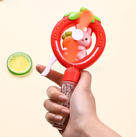 客製化手壓泡泡風扇禮品