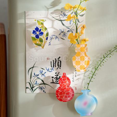 客製化花瓶冰箱貼禮品