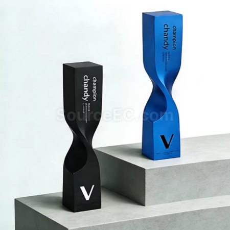 客製化金屬扭柱獎杯禮品