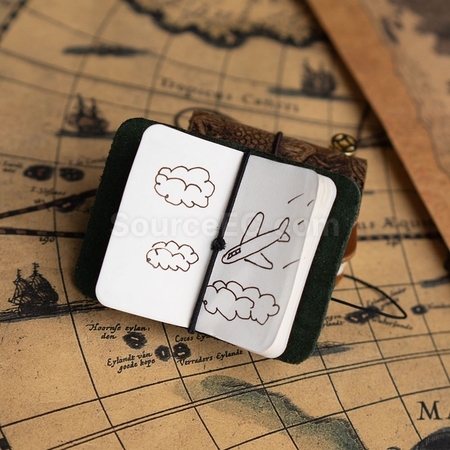 客製化超迷你口袋牛皮記事本禮品