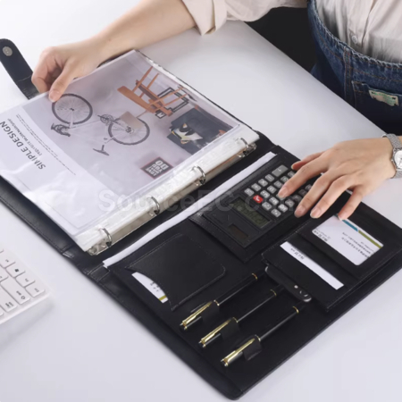 客製化A4 PU文件夾禮品