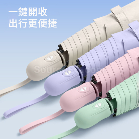 客製化超輕六骨自動摺疊雨傘禮品