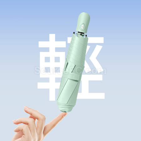 客製化超輕六骨自動摺疊雨傘禮品