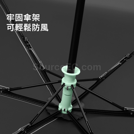 客製化超輕六骨自動摺疊雨傘禮品