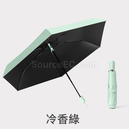 客製化超輕六骨自動摺疊雨傘禮品