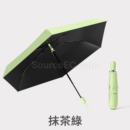 客製化超輕六骨自動摺疊雨傘禮品
