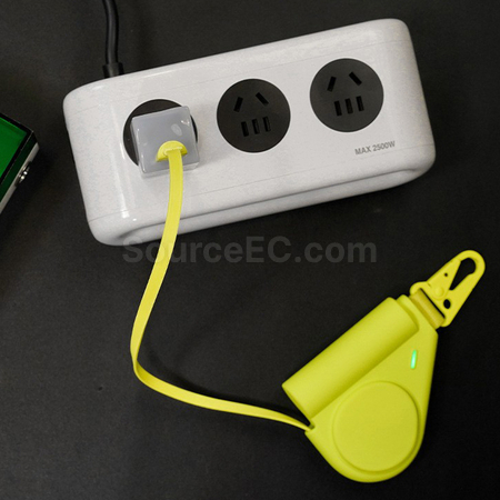 客製化自帶伸縮線行動電源禮品