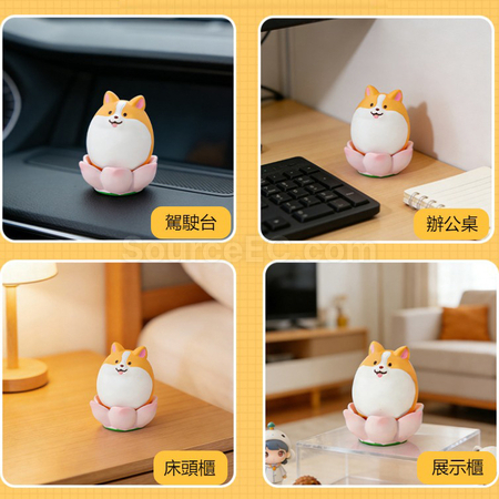 客製化學會看淡轉轉樂樹脂擺飾禮品
